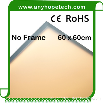 Good heat dissipation long lifespan most bright indoor led panel light 600x600